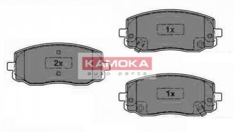 Тормозные колодки дисковые KAMOKA jq1013566