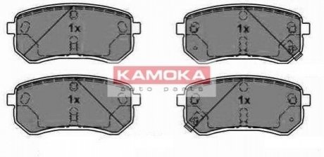 Купити ГАЛЬМІВНІ КОЛОДКИ ДИСКОВІ Hyundai I10, KIA Picanto KAMOKA jq1013804 (фото1) підбір по VIN коду, ціна 596 грн.