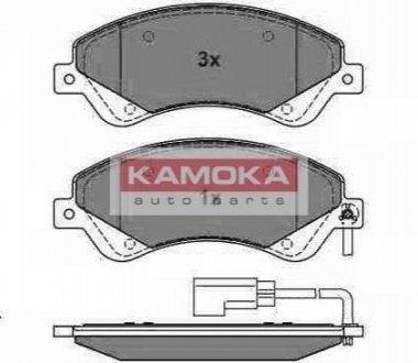 Купить Тормозные колодки дисковые Ford Transit KAMOKA jq1013858 (фото1) подбор по VIN коду, цена 1178 грн.