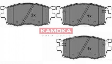 Тормозные колодки дисковые KAMOKA jq1013910