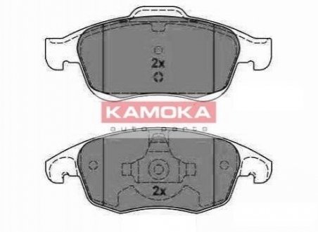 Купить Тормозные колодки дисковые Citroen C4, Peugeot 5008, Citroen DS4, Berlingo, Peugeot Partner, Citroen DS5 KAMOKA jq1013942 (фото1) подбор по VIN коду, цена 956 грн.