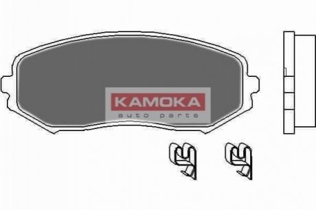 Купити ГАЛЬМІВНІ КОЛОДКИ ДИСКОВІ Suzuki Grand Vitara KAMOKA jq1018120 (фото1) підбір по VIN коду, ціна 835 грн.