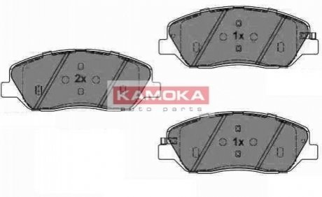 Тормозные колодки дисковые KAMOKA jq1018222