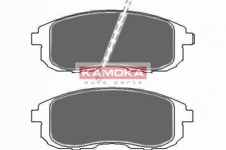 Купить Тормозные колодки дисковые Suzuki SX4, Nissan Maxima, Tiida, Juke KAMOKA jq1018224 (фото1) подбор по VIN коду, цена 820 грн.