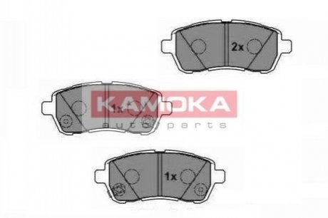 ГАЛЬМІВНІ КОЛОДКИ ДИСКОВІ Ford KA KAMOKA jq1018454