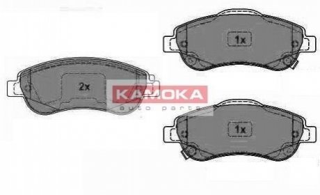Тормозные колодки дисковые KAMOKA jq1018456