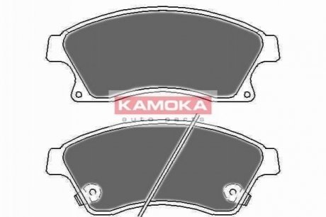 Тормозные колодки дисковые KAMOKA jq1018524