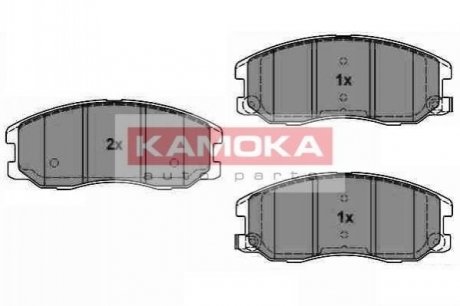 Купить Тормозные колодки дисковые Chevrolet Captiva KAMOKA jq1018616 (фото1) подбор по VIN коду, цена 841 грн.