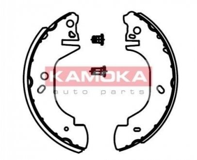 Купить Тормозные колодки барабанные Ford Transit KAMOKA jq202063 (фото1) подбор по VIN коду, цена 1041 грн.