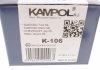 Купить Комплект тормозных колодок KAMPOL k-106 (фото6) подбор по VIN коду, цена 441 грн.