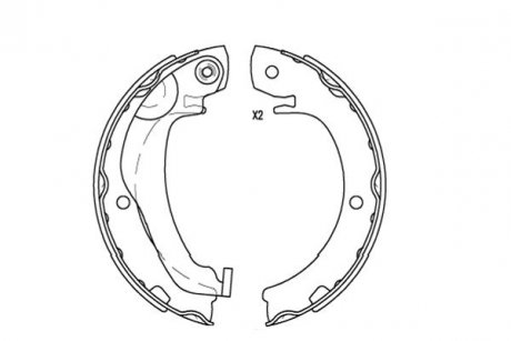 CITROEN Щеки тормозные C1,Opel Agila,Suzuki Swift,Toyota Yaris Toyota Corolla, Verso KAVO PARTS kbs-9924