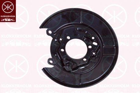 Купить Защита тормозного диска Nissan X-Trail, Qashqai KLOKKERHOLM 1617877 (фото1) подбор по VIN коду, цена 3106 грн.
