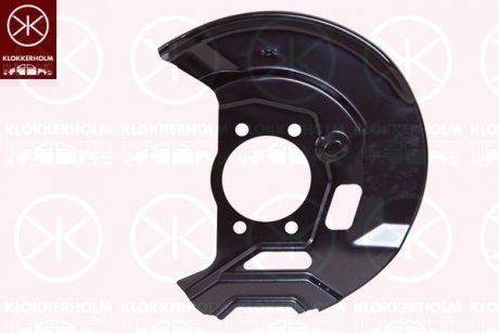 Купить Защита тормозного диска Nissan Qashqai, Renault Kadjar KLOKKERHOLM 1618378 (фото1) подбор по VIN коду, цена 1053 грн.