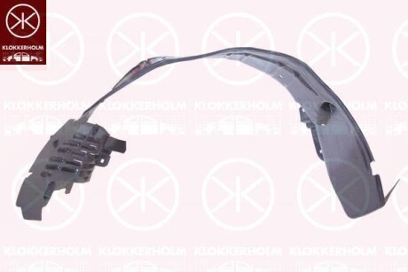 Подкрылок ниша колеса, пластик Mercedes W210, S210 KLOKKERHOLM 3527392