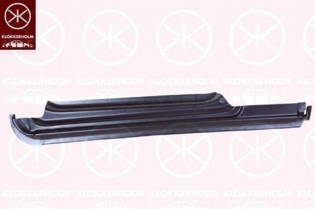 Купити Поріг Mercedes W906, Volkswagen Crafter KLOKKERHOLM 3547043 (фото1) підбір по VIN коду, ціна 1204 грн.