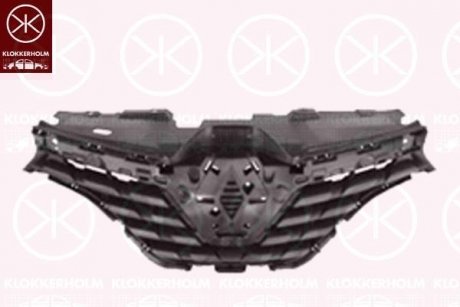 Купить Облицовка радиатора, передн., черный. Renault Kadjar KLOKKERHOLM 6017990 (фото1) подбор по VIN коду, цена 3303 грн.