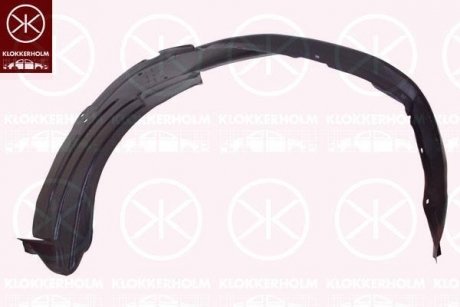 Подкрылок ниша колеса, пластик Toyota Land Cruiser KLOKKERHOLM 8128388