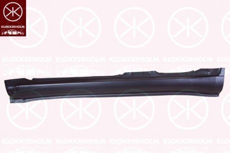 Купити Поріг Toyota Rav-4 KLOKKERHOLM 8179012 (фото1) підбір по VIN коду, ціна 3930 грн.