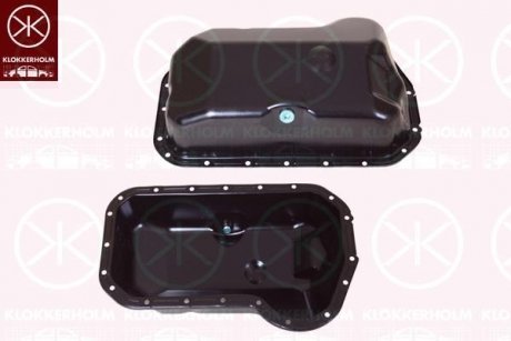 Піддон оливний Volkswagen Golf, Jetta, Passat, Scirocco, Corrado, Vento, Seat Toledo, Ibiza, Cordoba, Volkswagen Sharan, Ford Galaxy KLOKKERHOLM 9521472