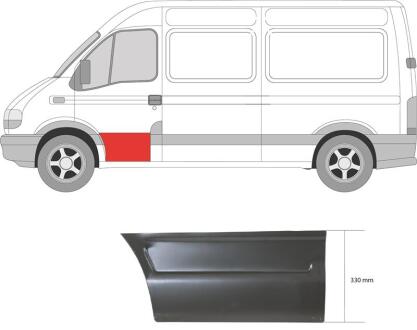 Ремчастина металева KLOKKERHOLM fp 5088 121