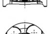 Купити Поршень двигуна 1,9CDTI 82,00 STD Opel Astra, Alfa Romeo 156, 166, GT, Opel Vectra, SAAB 9-3, Opel Zafira, Fiat Croma, Alfa Romeo 159, 147, SAAB 9-5 KOLBENSCHMIDT 40660600 (фото1) підбір по VIN коду, ціна 4893 грн.