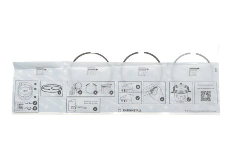 Кільця поршневі BMW 5 (G30/G60) 2.0d (B47/N47) 16- (84.00mm/STD) (1.5-1.5-2) KOLBENSCHMIDT 800128110000