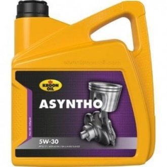 Олива моторна ASYNTHO 5W-30 4л KIA Sportage, Hyundai Genesis, KIA Carens, Hyundai Veloster, I40, KIA Rio, Hyundai Tucson, KIA Sorento, Cerato, Hyundai Accent, IX35 KROON OIL 34668