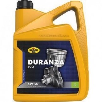 Купить Масло моторное Duranza ECO 5W-20 (5 л) KROON OIL 35173 (фото1) подбор по VIN коду, цена 1815 грн.