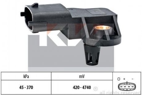 Датчик давления воздуха (аналог) EPS 1.993.167/Facet 10.3167) Renault Grand Scenic, Laguna, Scenic, Suzuki Grand Vitara KW 493 167