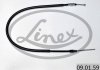 Купить Трос ручного тормоза LINEX 09.01.59 (фото2) подбор по VIN коду, цена 471 грн.
