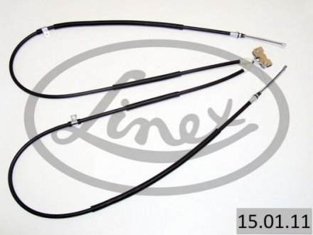 Купить Трос ручного тормоза Ford Fiesta, KA LINEX 150111 (фото1) подбор по VIN коду, цена 989 грн.