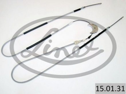 Купить Трос ручного тормоза Ford Orion, Escort LINEX 150131 (фото1) подбор по VIN коду, цена 929 грн.