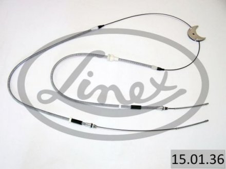 Купить Трос ручного тормоза Ford Sierra LINEX 150136 (фото1) подбор по VIN коду, цена 859 грн.