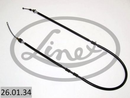 Купить Трос ручного тормоза Mazda 626 LINEX 260134 (фото1) подбор по VIN коду, цена 833 грн.