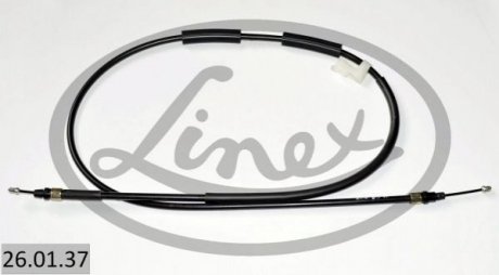 Купить Трос ручного тормоза Mazda 3 LINEX 260137 (фото1) подбор по VIN коду, цена 743 грн.