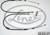 Купить Трос ручника Opel Astra F/Kadett E 84-05 Opel Kadett, Astra LINEX 32.01.17 (фото2) подбор по VIN коду, цена 630 грн.
