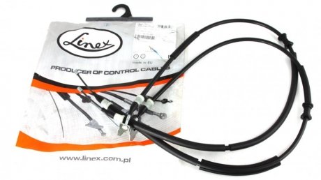 Купить Трос ручника Chevrolet Corsa/Opel Astra G 00- (1254/1060+1254/1060) (Комплект) Opel Astra LINEX 32.01.66 (фото1) подбор по VIN коду, цена 596 грн.