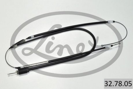 Трос ручника (задний) Opel Meriva B 10-17 (1960/965mm) LINEX 32.78.05