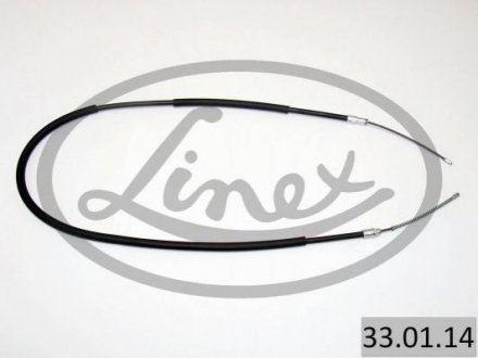 Купить Трос ручного тормоза Peugeot 306 LINEX 330114 (фото1) подбор по VIN коду, цена 417 грн.
