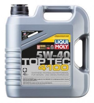 ОЛИВА МОТОРНАЯ TOP TEC 4100 5W-40 4Л LIQUI MOLY 2195