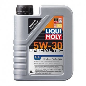 Купити Моторне масло Special Tec LL 5W-30, 1л LIQUI MOLY 2447 (фото1) підбір по VIN коду, ціна 646 грн.