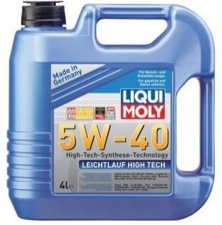 Моторне масло SAE 5W-40 LEICHTLAUF HIGH TECH (API SN/CF ; ACEA A3/B4) 4л LIQUI MOLY 2595