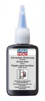 ЗАСIБ ДЛЯ ФIКСАЦIЇ ГВИНТIВ (СИЛЬНОЇ ФІКСАЦІЇ) SCHRAUBEN-SICHERUNG HOCHFEST 50Г LIQUI MOLY 3804