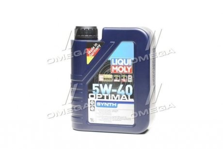 Моторне масло OPTIMAL Synth 5W-40 (API SN/CF, ACEA A3-08/B4-08) 1Л LIQUI MOLY 3925