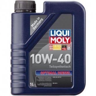 Купити Моторне масло OPTIMAL Diesel 10W-40 (API CF, ACEA B3-04, MB 229.1) 1Л LIQUI MOLY 3933 (фото1) підбір по VIN коду, ціна 493 грн.