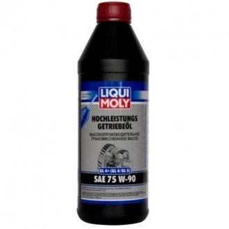 ОЛИВА ТРАНСМИССИОННАЯ HOCHLEISTUNGS-GETRIEBEOIL GL4+ (GL4/GL5) SAE 75W-90 1Л LIQUI MOLY 3979