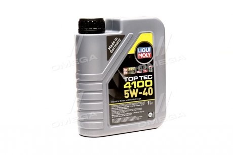 Купити Моторне масло Top Tec 4100 5W-40, 1л LIQUI MOLY 7500 (фото1) підбір по VIN коду, ціна 578 грн.