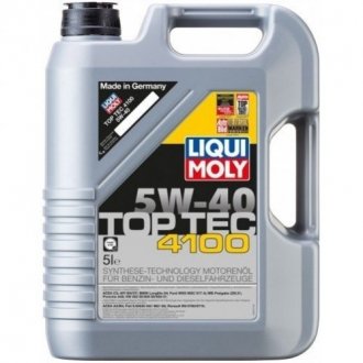 Моторне масло Top Tec 4100 5W-40, 5л LIQUI MOLY 7501