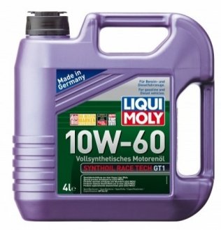 Моторне масло Synthoil Race Tech GT1 10W-60 (4 л) LIQUI MOLY 7535