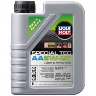 Купить Масло моторное Special Tec AA 5W-20 (1 л) LIQUI MOLY 7620 (фото1) подбор по VIN коду, цена 646 грн.